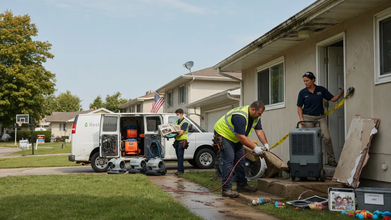 Water Damage Restoration in Wapello, IA near me